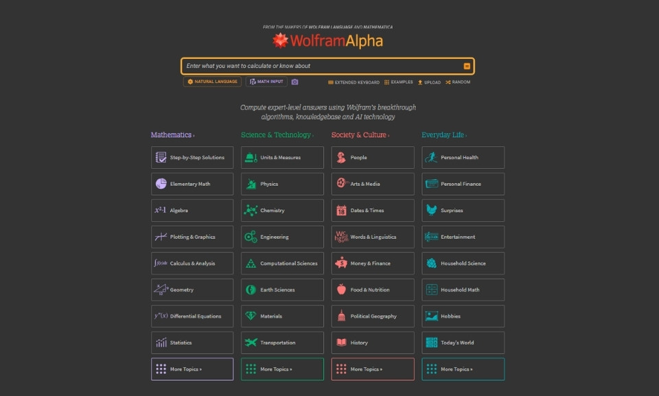 Wolfram Alpha