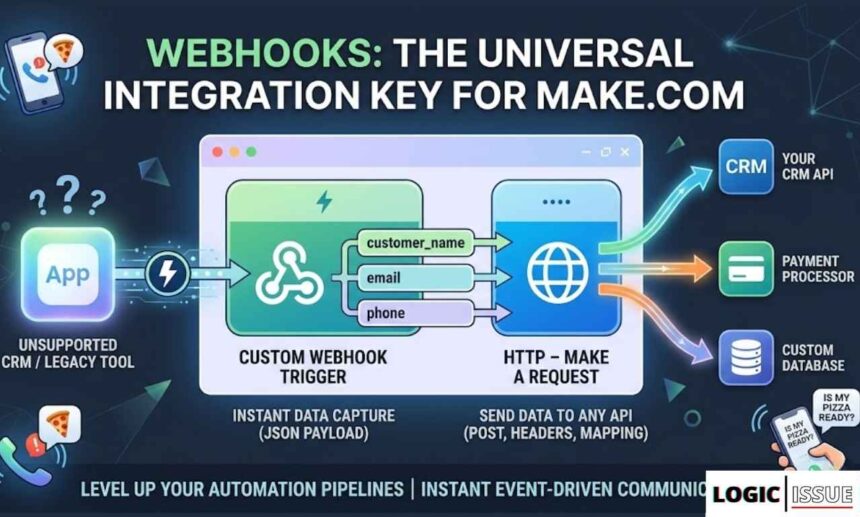 How to Use Webhooks in Make.com Tutorial (Custom API Guide)