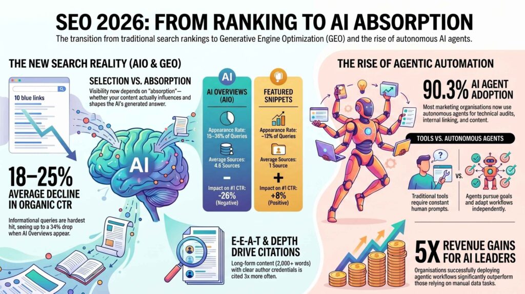 SEO 2026 and AI Absorption