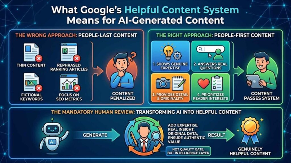 What Google's Helpful Content System Means for AI-Generated Content